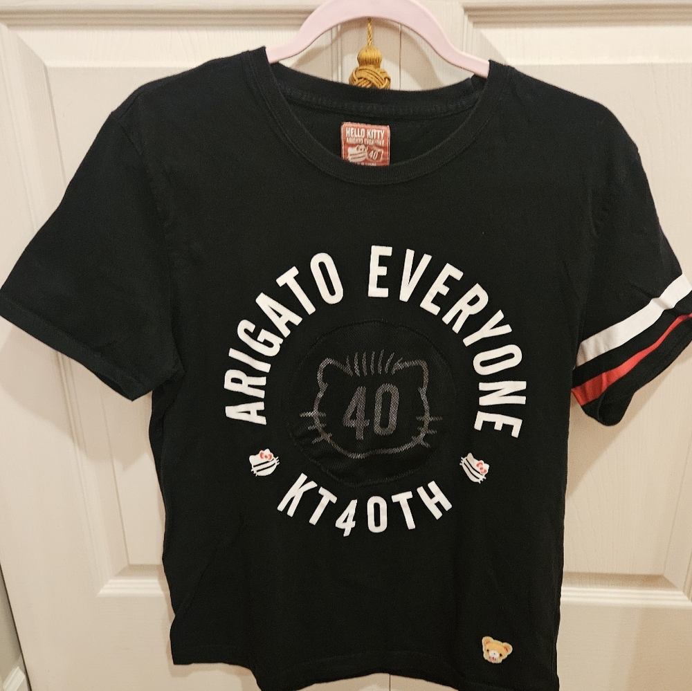 Hello Kitty 40th Anniversary T-shirt, 2014, "Arigato Everyone" Parade, RARE